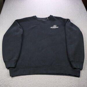100 Thieves Foundations Sweatshirt Mens XL Black Crewneck Heavyweight Y2K